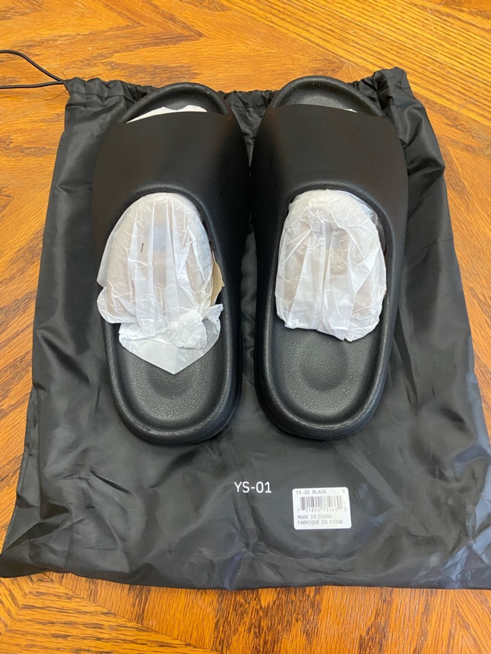 Black Slide Sandals